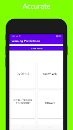 Winning football predictions.