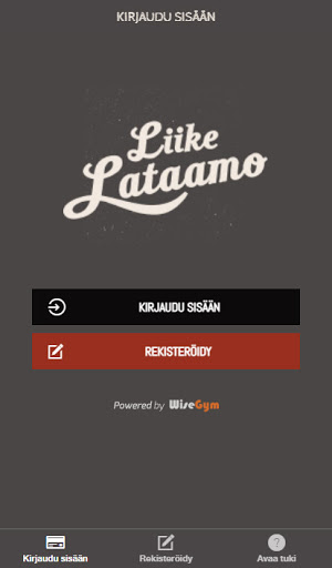 Android application Liikelataamo screenshort