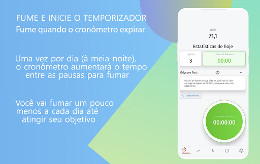 Visualização do aplicativo