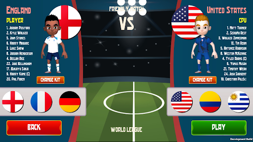 Android application World Cup Game Soccer screenshort