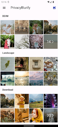 Android application PrivacyBlurify screenshort