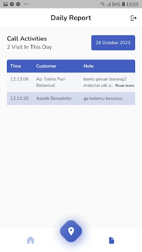 Tiara Call Visit Screen 3