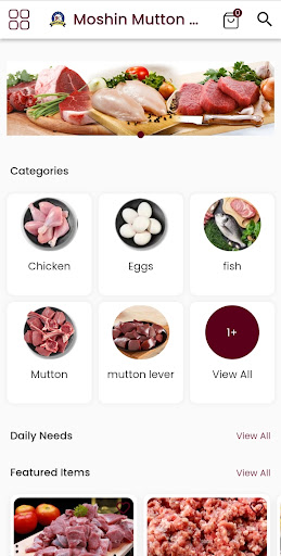 Android application Moshin Mutton Chicken Centre screenshort