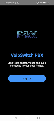 Android application Voipswitch PBX screenshort