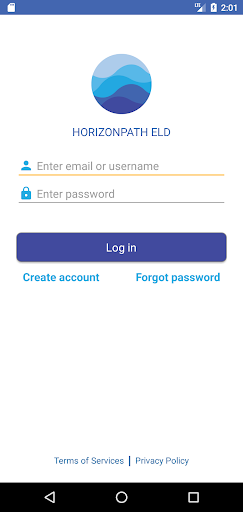 Android application HorizonPath ELD screenshort