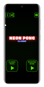 Neon Pong Classic: 2-Player