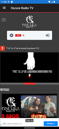 Oscura Radio TV Screen 3
