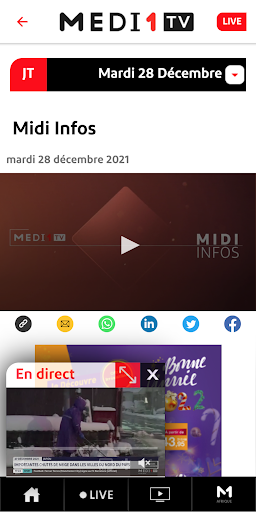 Medi1TV Screenshot 2 - AppWisp.com