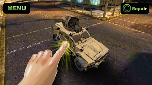 Simulator Crush War Car Screen 2