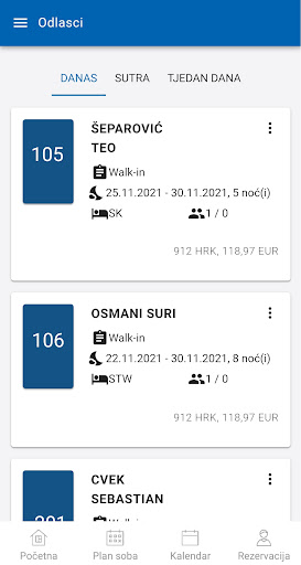 Hotel Mobile PMS Screen 3
