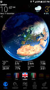 TIEMPO CLIMA - pronóstico diario, radar de lluvia Screenshot