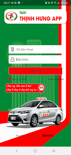 Android application Taxi Thịnh Hưng screenshort
