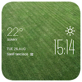 Green Field Weather Widget icon
