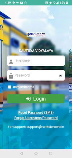 Android application Kautilya Vidyalaya Mysore screenshort