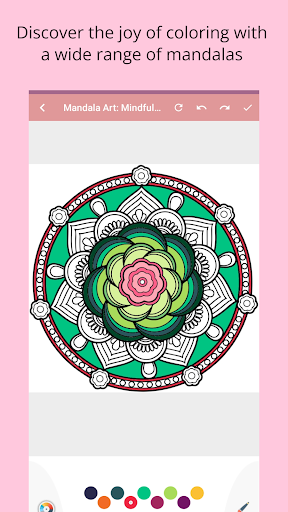 Mandala Art: Mindful Coloring Screen 3