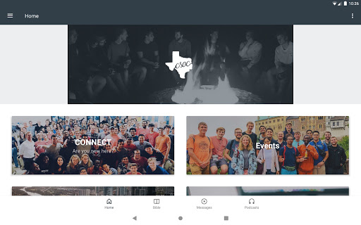 Screenshot of Christian Students on Campus