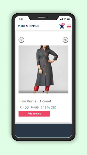 Vikky Shopping Screen 2