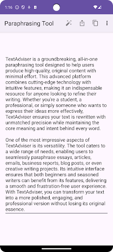App preview