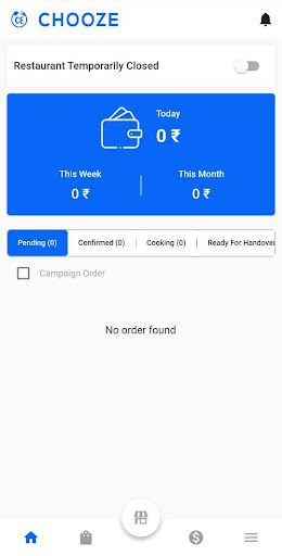 Android application Chooze Restaurant screenshort