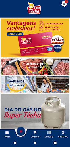Supermercados Técha Screen 2