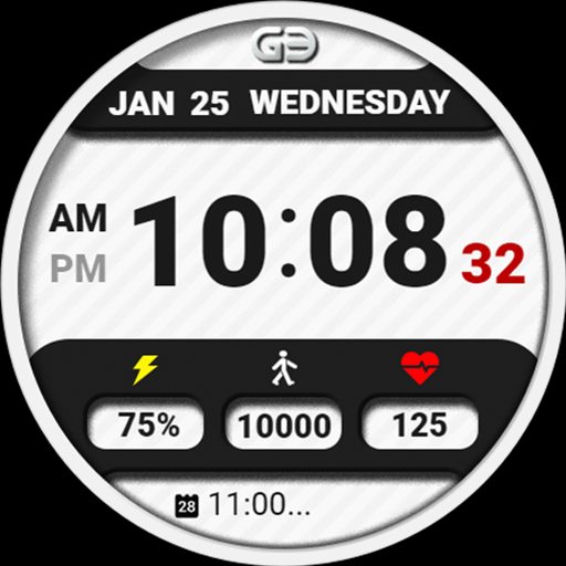 GYD008:Digital watchface Download on Windows