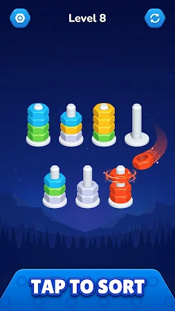 Game screenshot Nut Sort - Color Sort Puzzle mod apk
