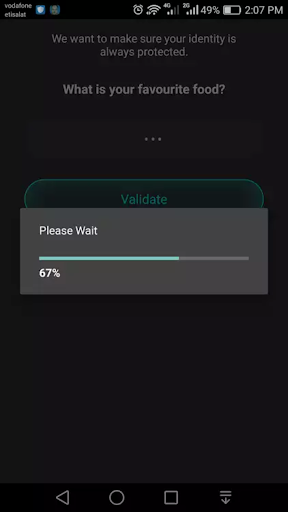 VantageSB Mobile App Screen 2