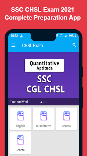 SSC CHSL 2021 Preparation App Screenshot 2 - AppWisp.com