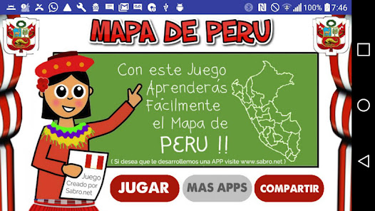 Screenshot 4 Juego del Mapa de PERU android