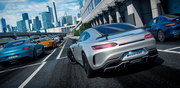 Real AMG GT Racing Driving