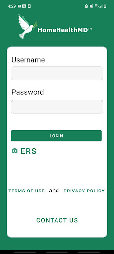 Android application HomeHealthMD screenshort