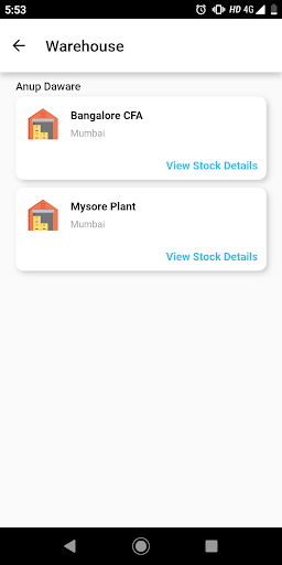 Android application Hector Beverages B2B Platform screenshort