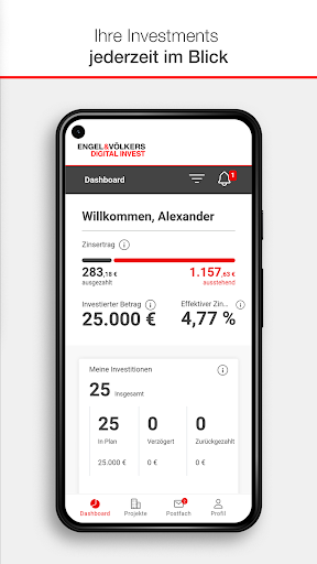 Engel & Völkers Digital Invest Screen 2