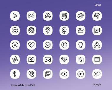 Delux White Icon Pack MOD APK 2.1 (Patched Unlocked) 3