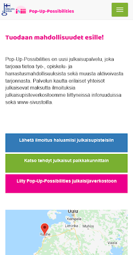 Android application Pop-Up-Possibilities screenshort