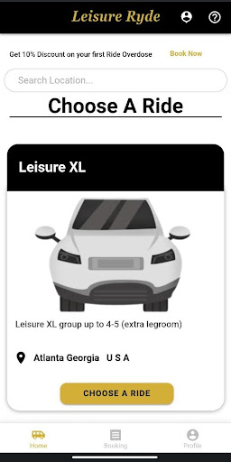 Leisure Ryde Screen 3