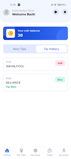 Android application Market Miner screenshort