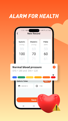 Blood Pressure Recorder 1.6 screenshots 3