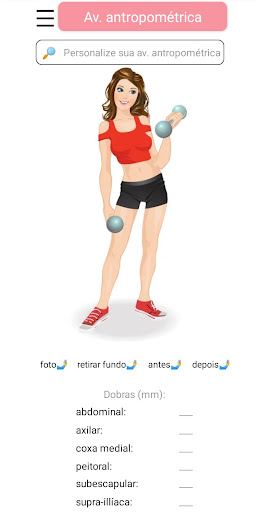 Android application Consulta Nutricional screenshort