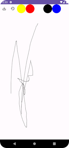 Android application DigitalSignature screenshort