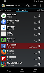 Root Uninstaller Pro APK (payant/complet) 2