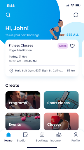 Android application MyHealthCop Pro screenshort