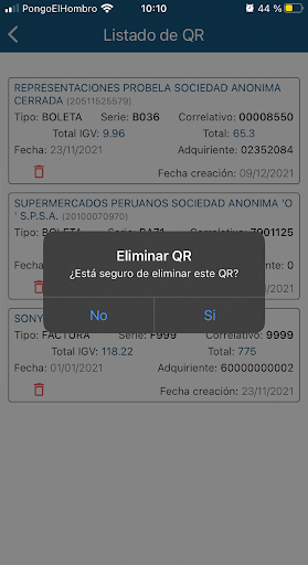 S10 Rendiciones Screen 3