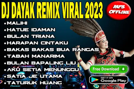 DJ Dayak Terbaru 2023 Offline