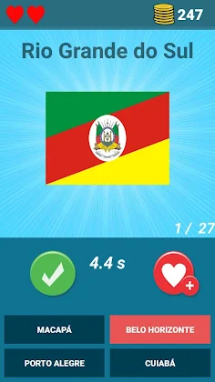 Estados e Capitais Brasil - Screenshot 1