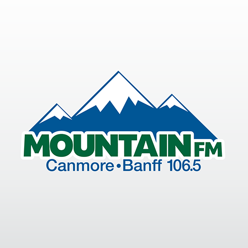 106.5 Mountain FM Canmore logo