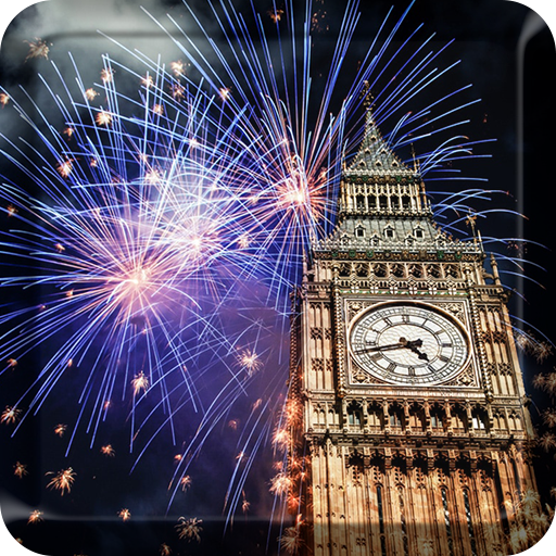 Fireworks New Year London Live  Icon