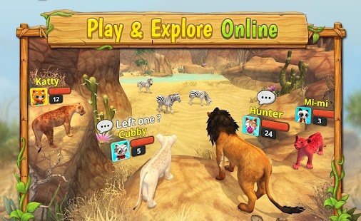 Lion Family  Sim Online Heben Sie Ihren Löwen Pack Screenshot
