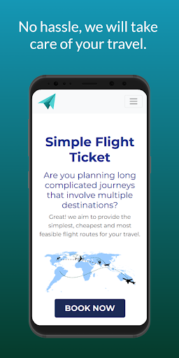 Android application Simple Flight Ticket screenshort
