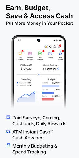Android application ATM Instant Cash™ & Rewards screenshort